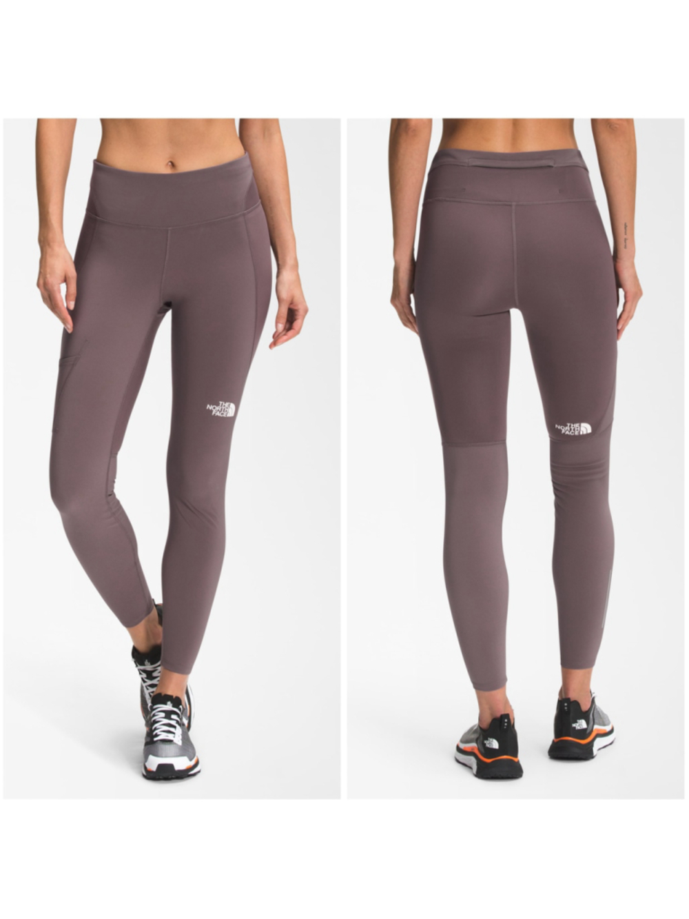 The North Face Women's Winter Warm Tights Graphite Purple Size M Hiking Outdoors